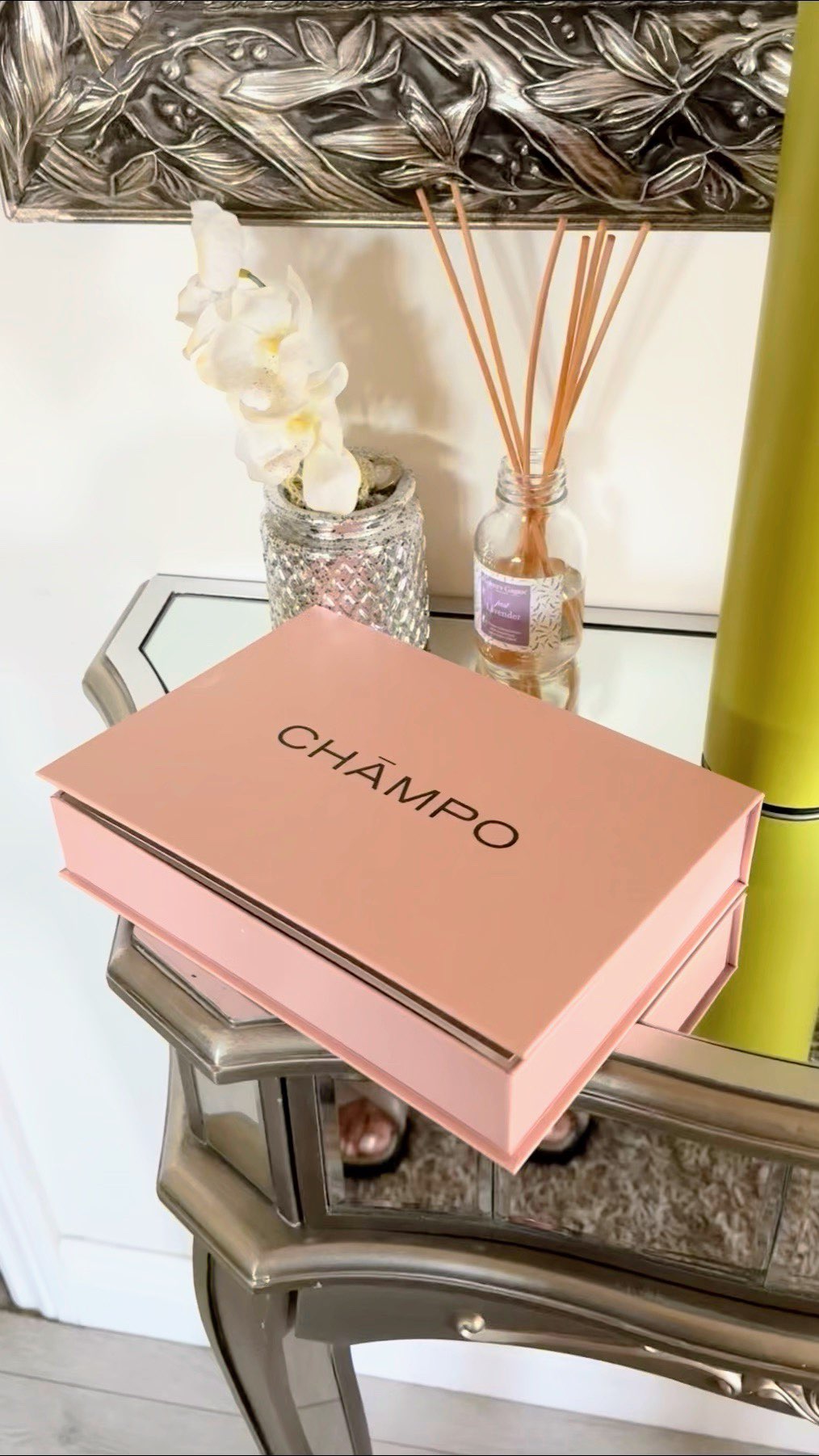 Instagram post by @city_chic_lifestyle for Chāmpo Haircare. Caption reads: I am very excited to try the @champohaircare - I....