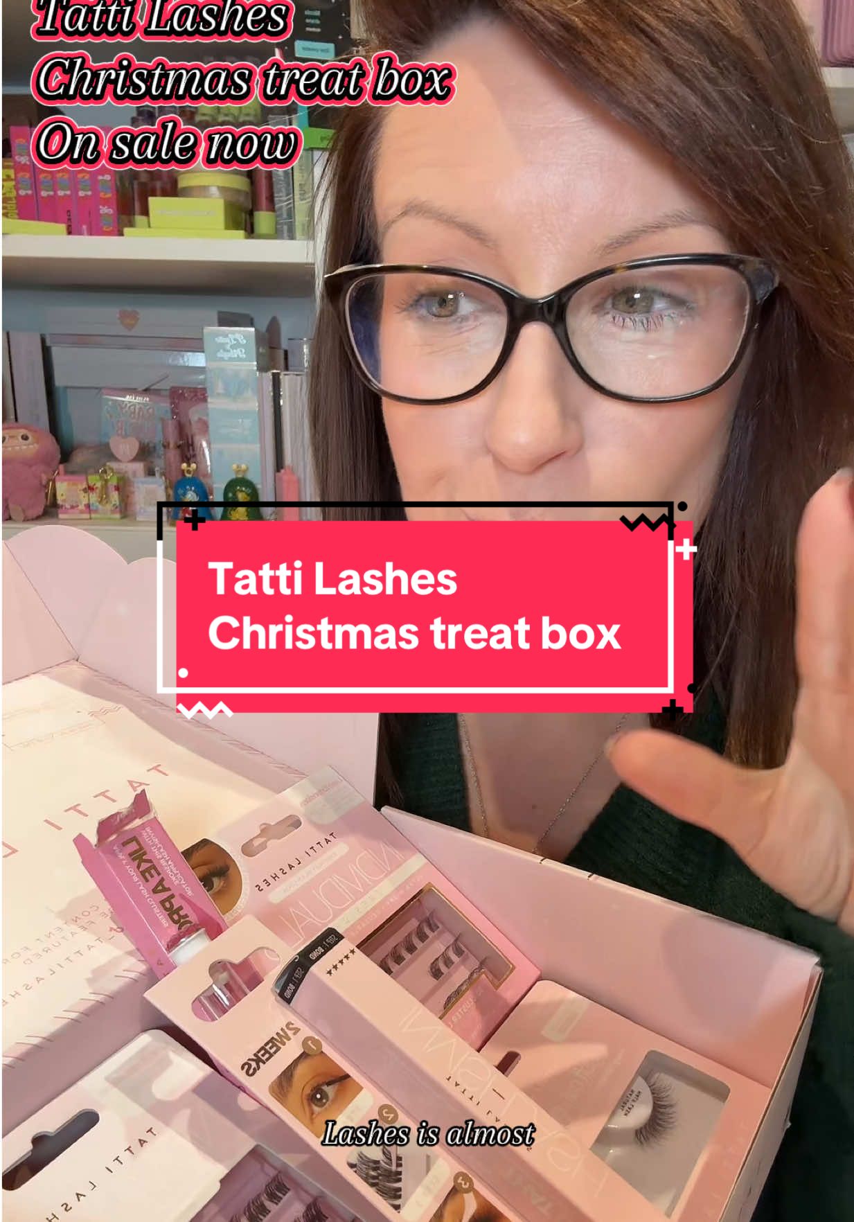 TikTok post by @nicdrane for TATTI LASHES. Caption reads: [...] accurate as of 13/12) @TATTI LASHES....