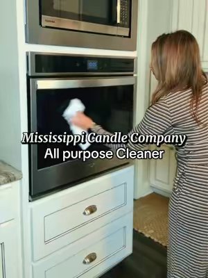 TikTok post by @sarah..dixon for Mississippi Candle Co.. Caption reads: All purpose cleaner that smells amazing and is....