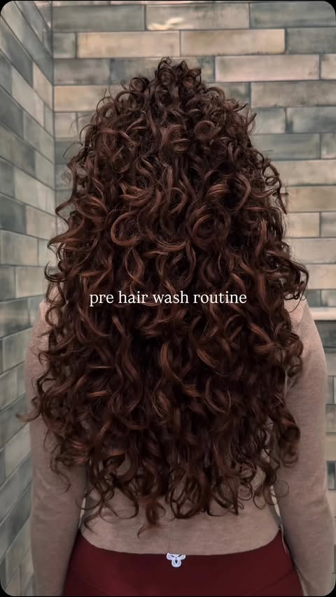 Instagram post by @laurenpiluso for CURLSMITH. Caption reads: [...] difference! 🏆Pre shampoo treatment:....