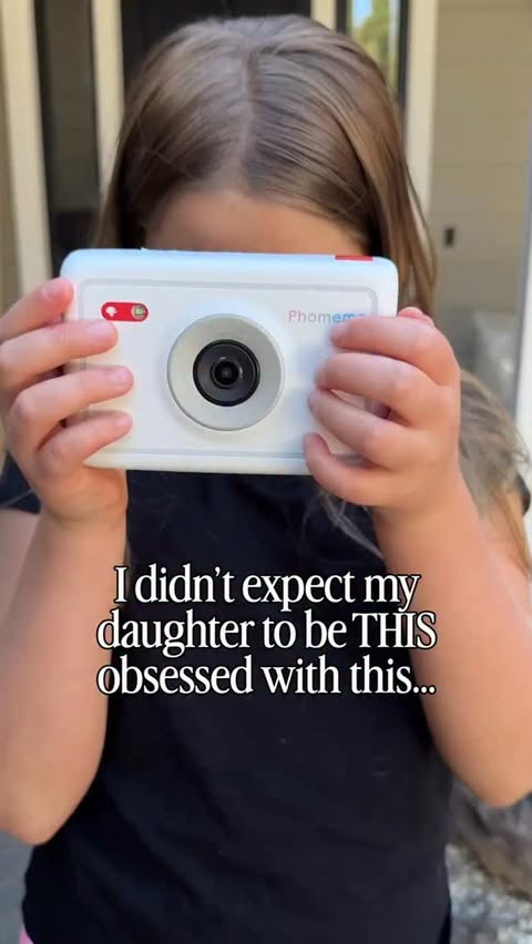 Instagram post by @stayathomeactivitymom for Phomemo. Caption reads: [...] every single day since we got it.....