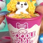 Instagram post by @cooltoysofficial for Zuru Toys. Caption reads: AD | Zuru Mini Brands Kawaii Kuties Mini Figures 5....