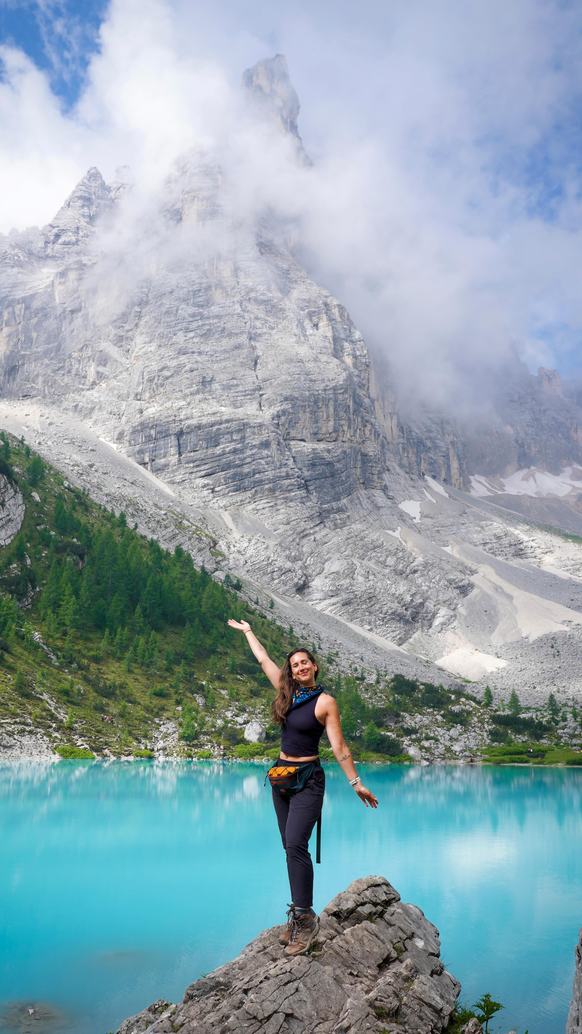 Instagram post by @missholldoll for AllTrails. Caption reads: Summer trails are calling and @alltrails just....