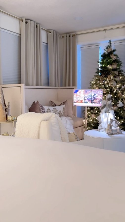 Instagram post by @bemyguestwithdenise for Family Dollar. Caption reads: It’s A Vibe! ✨🥂

•

#bedroomdecor....