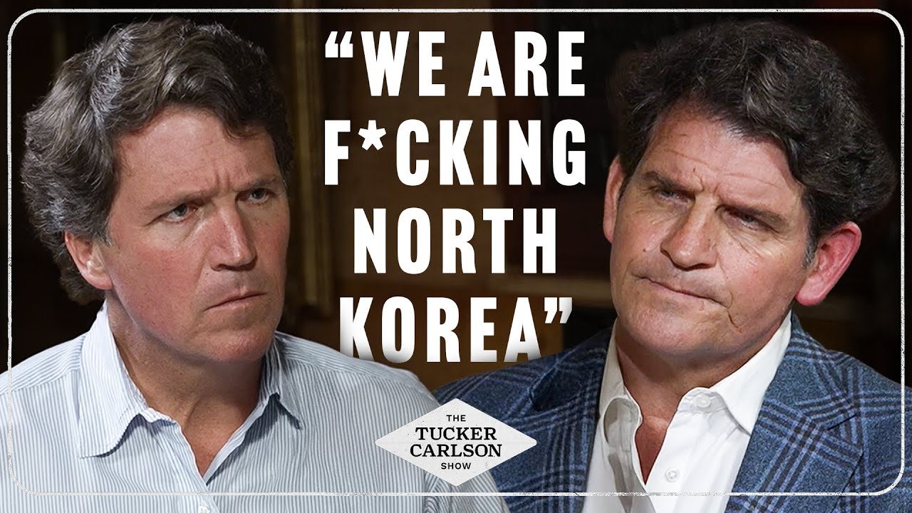 YouTube post by @TuckerCarlson for Black Rifle Coffee. Caption reads: [...] on X: Paid partnerships with: Black Rifle....