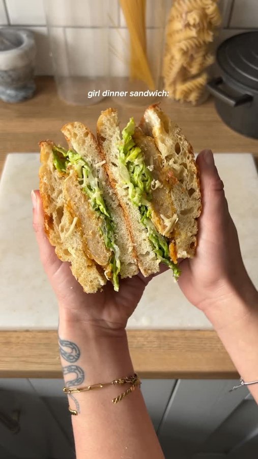 Instagram post by @lifewith.leila for Violife Foods. Caption reads: 💌 build a sandwich with me!! Love it when I make....