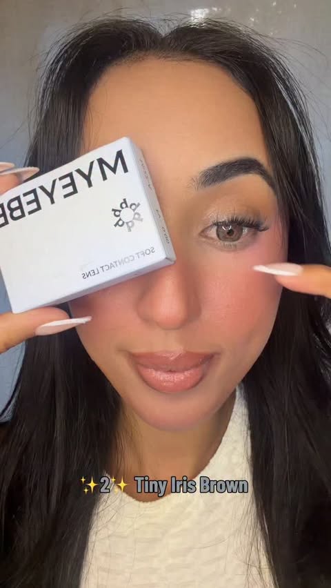 Instagram post by @iam_dohha for Myeyebb. Caption reads: [...] 🤍 Use my code DOHA20 for 20% off 💕....