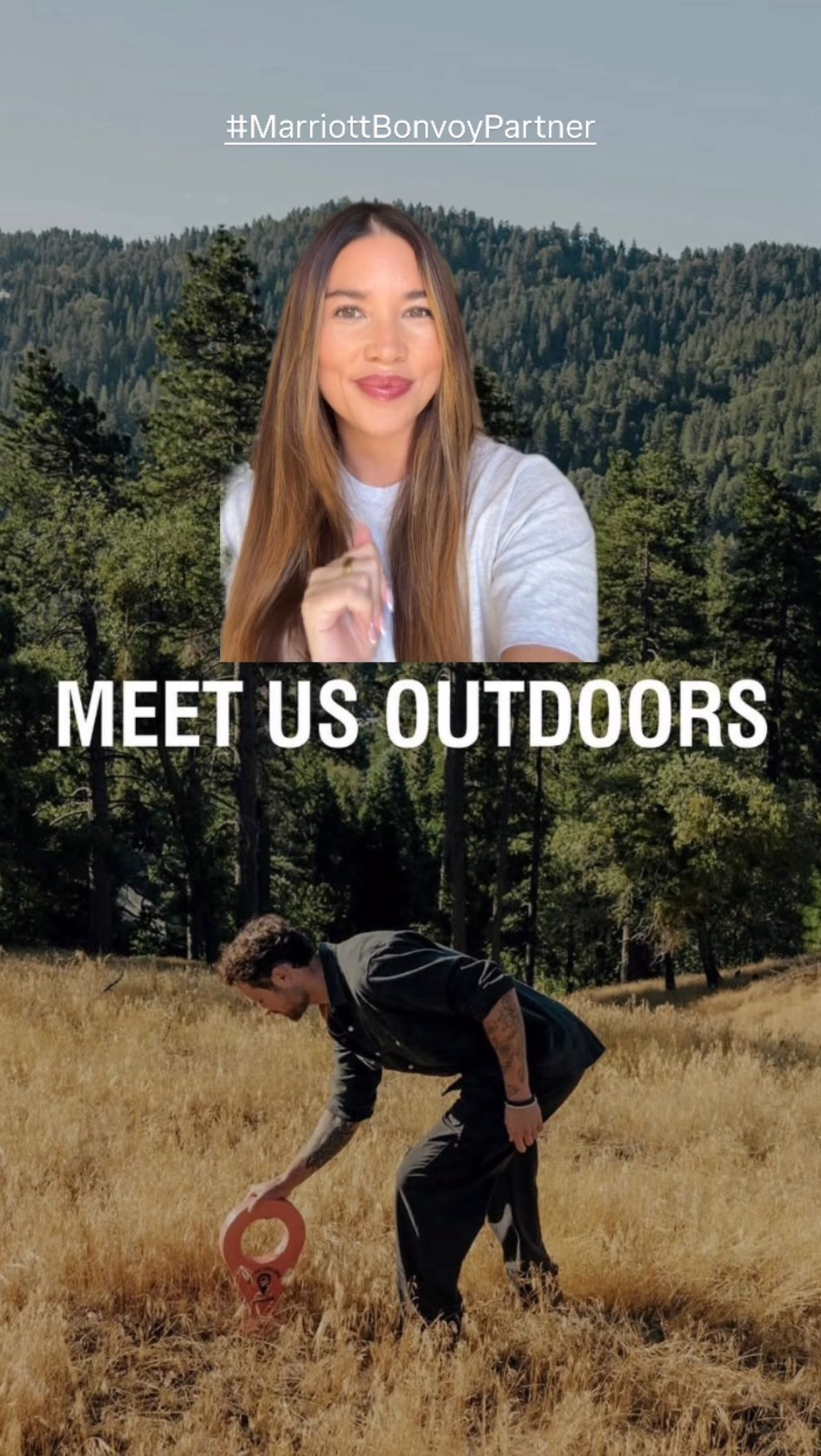 Instagram post by @hannahkosh for Marriott Bonvoy. Caption reads: #MarriottBonvoyPartner If there’s anyone to get me....