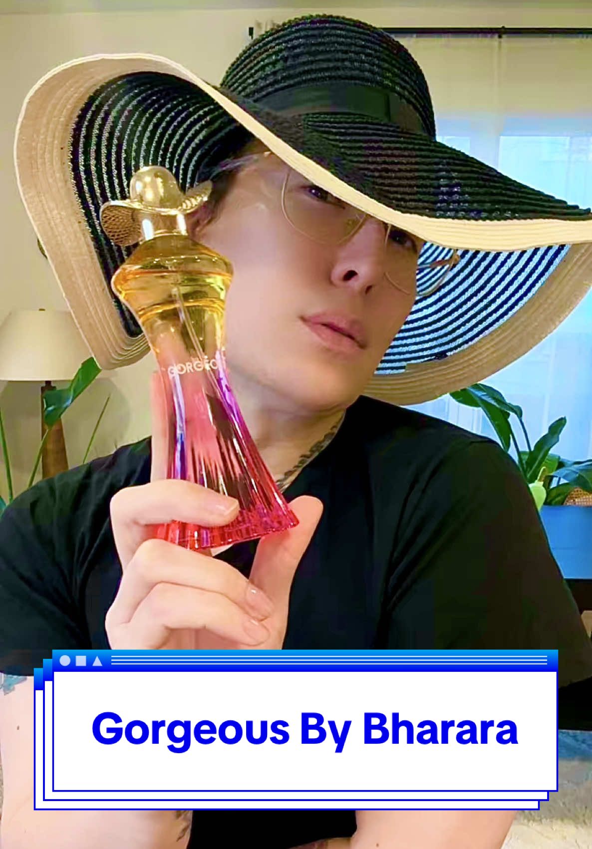 TikTok post by @bobby_doll for Bharara Beauty. Caption reads: Gorgeous by @Bharara Beauty  . . . . #perfume....