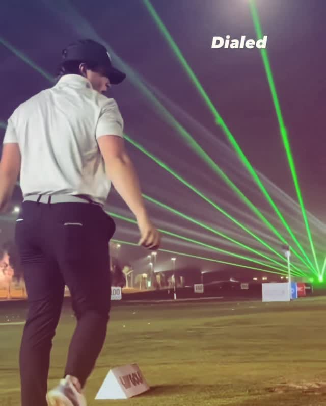 Instagram post by @proswings_ for LIV Golf. Caption reads: That’s pretty cool @livgolfleague.