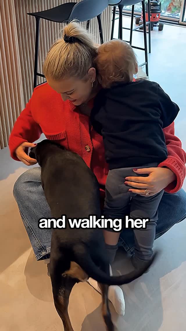 Instagram post by @alexlight_ldn for YuMOVE. Caption reads: Nearly two thirds of women walk their dogs less in....