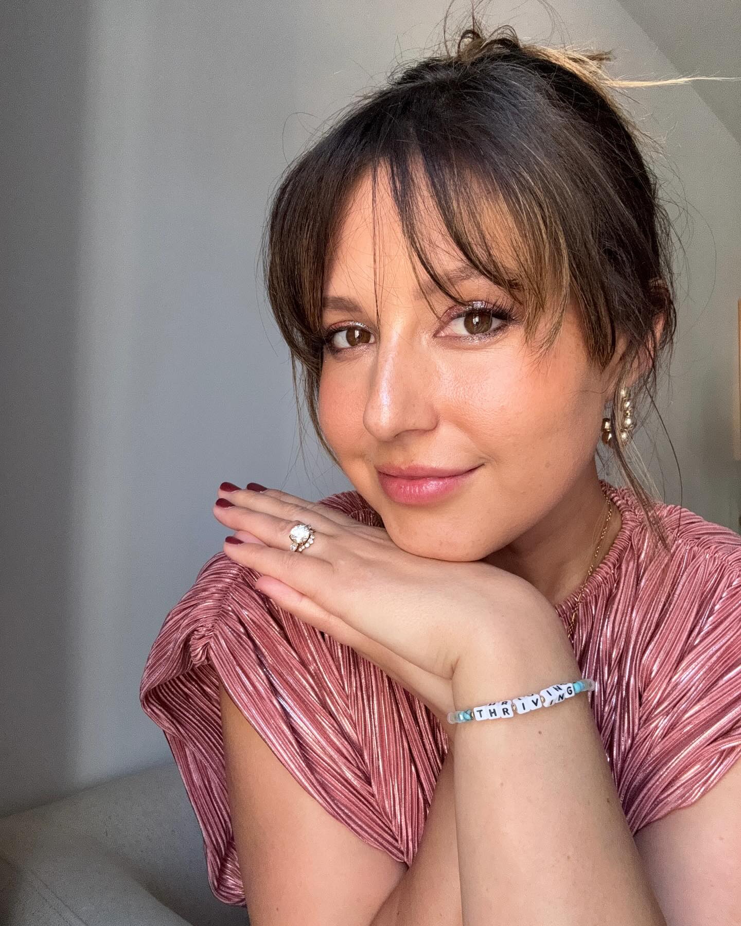 Instagram post by @thekatiethurston for Little Words Project. Caption reads: Inspired by @thekatiethurston journey with stage....