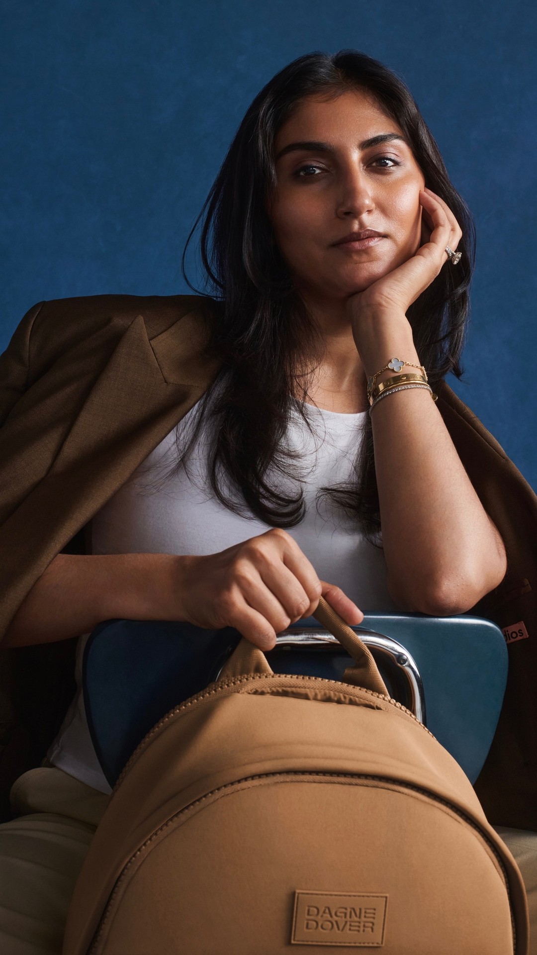 Instagram post by @taarasajnani for Dagne Dover. Caption reads: Mom and marketing superstar @taarasajnani on what....