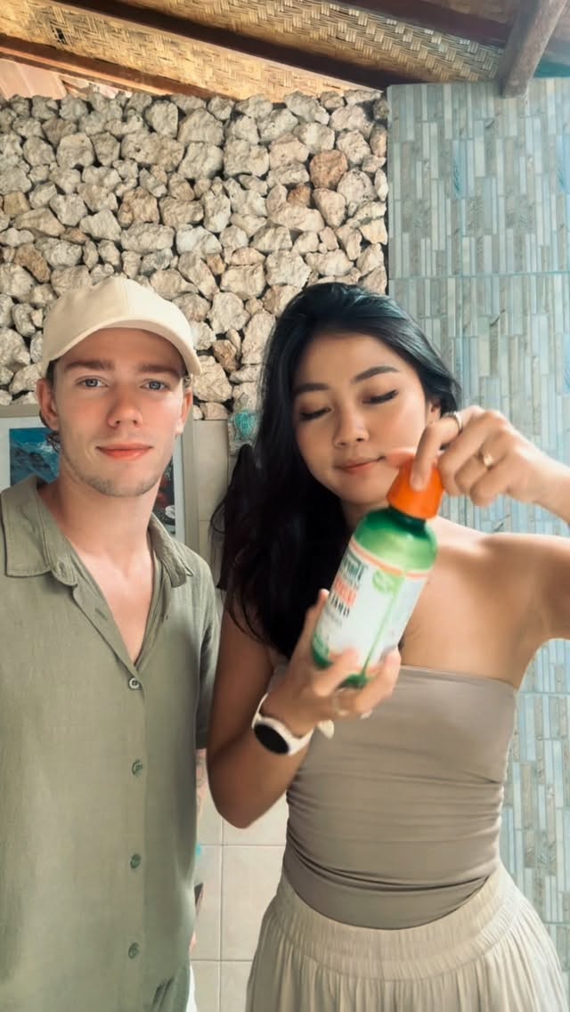 Instagram post by @stellatandajayaa for TheraBreath. Caption reads: Our morning routine! It’s not just a regular....