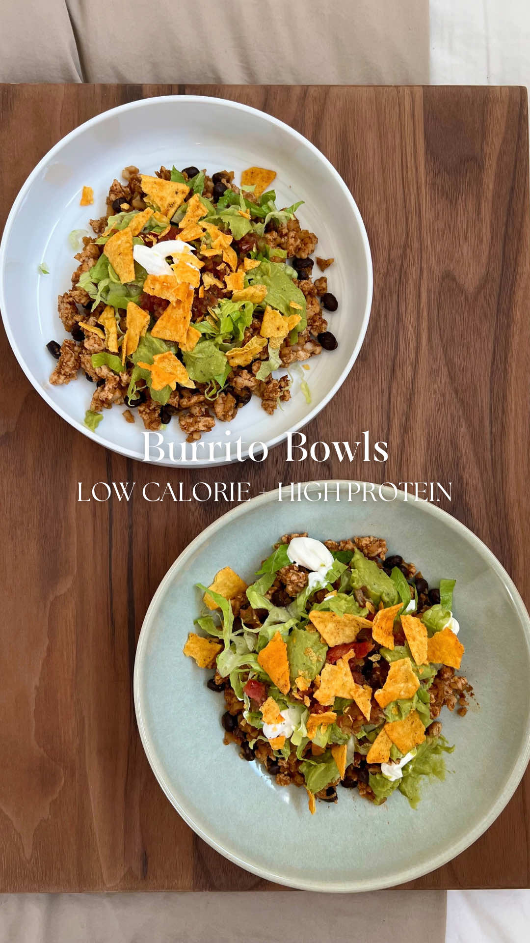 TikTok post by @thebalancedbowl for Siete Foods. Caption reads: [...] beef) •2 tbsp taco seasoning (I used @Siete....