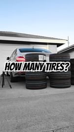 Instagram post by @omgbuilds for Genesis USA. Caption reads: Picking up the new @toyotires PROXES R! 😂 |....
