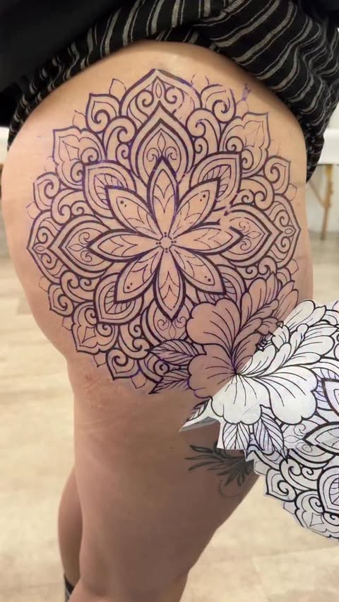 Instagram post by @norinatattoo for EZ Tattoo Supply. Caption reads: ✨ A heartfelt thank you to @siljabckr from....