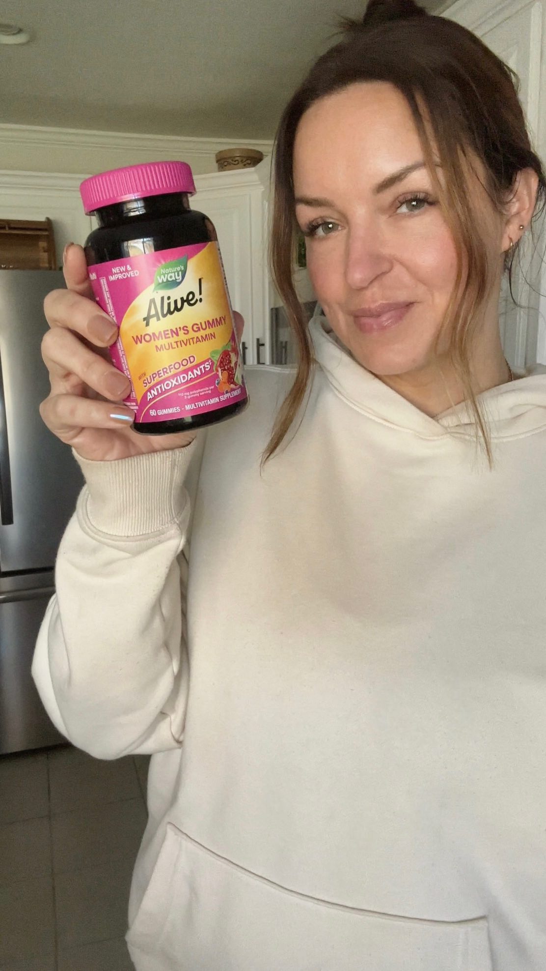 Instagram post by @dani.mccormick for Nature's Way. Caption reads: #ad #NaturesWayPartner Since turning 40 earlier....