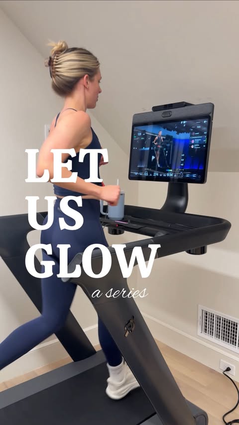 Instagram post by @thesavvyspoon for Peloton. Caption reads: [...] workouts! The Cross Training Series by....