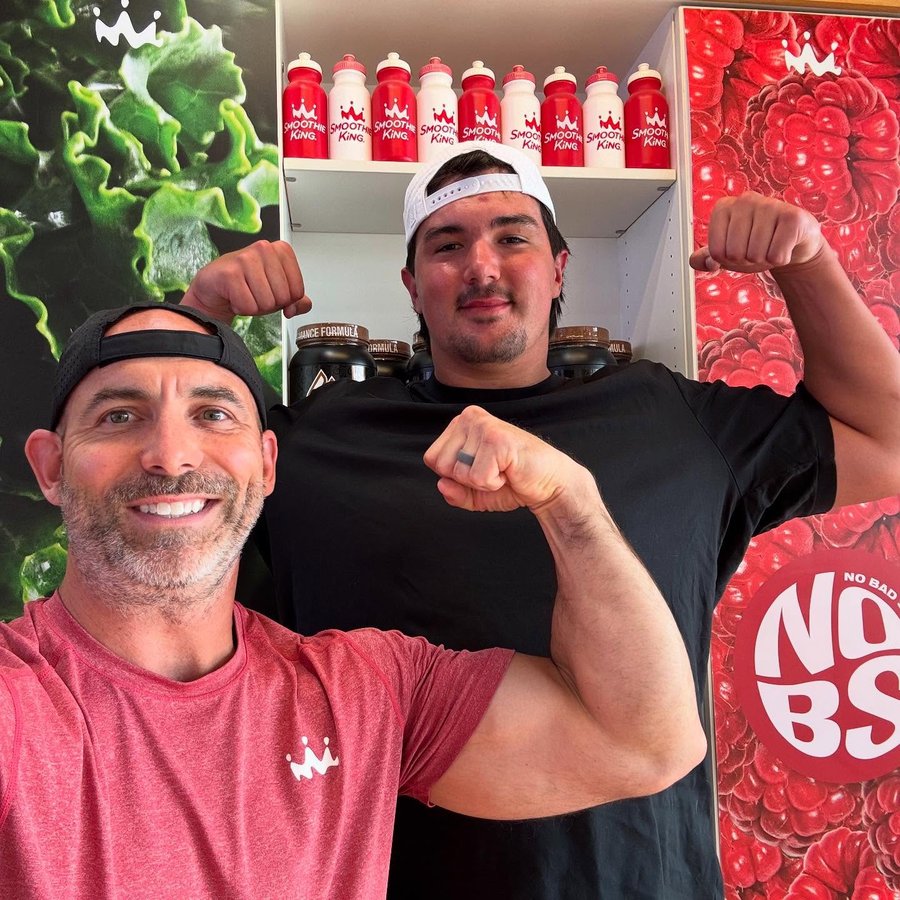 Instagram post by @jcantwell2499 for Smoothie King. Caption reads: Blessed to be working with....