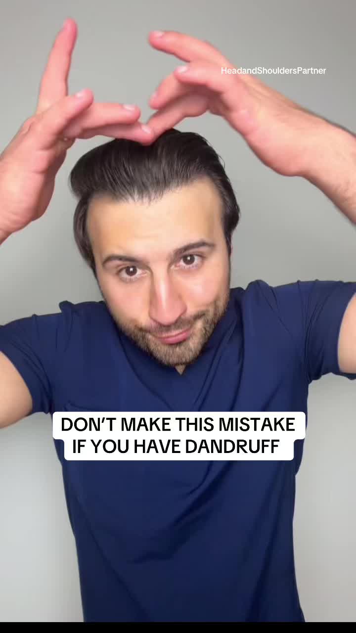 TikTok post by @dr.tomassian for Head&Shoulders. Caption reads: #ad #HeadandShoulderPartner The biggest mistake I....