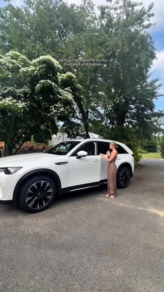 Instagram post by @cierrahneal for Mazda USA. Caption reads: In a busy house with 3 little ones, sometimes the....