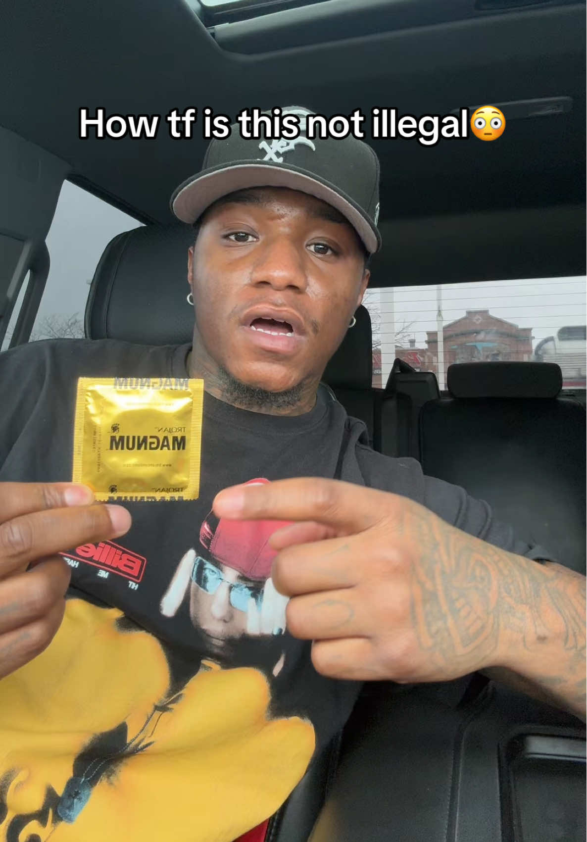 TikTok post by @thatdamncowboy for O Positiv. Caption reads: How is this not illegal!@O Positiv....