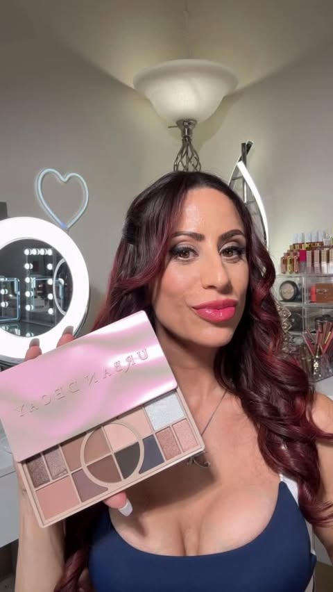 Instagram post by @makeupbysharonjoy for Urban Decay. Caption reads: !NEW! @urbandecaycosmetics 
Naked Shaped....