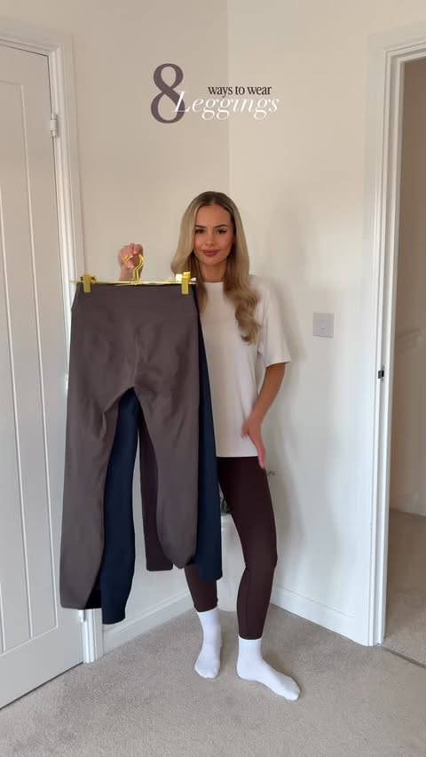 Instagram post by @sophieannestyles_ for New Balance. Caption reads: Are you wearing leggings on repeat this January?....