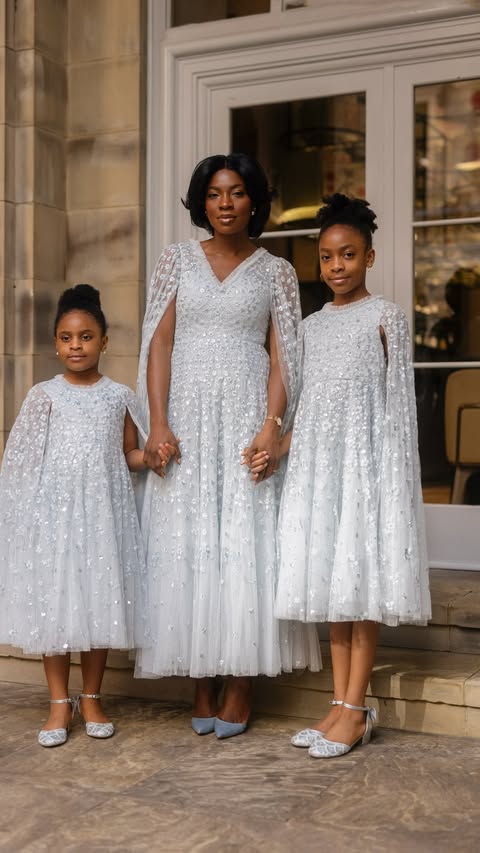 Instagram post by @mimilabesa for Needle & Thread. Caption reads: ad🩵This year marks my 10th year of motherhood.....