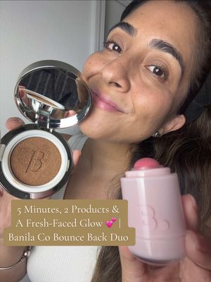 TikTok post by @ximena17_86 for Banila Co USA. Caption reads: [...] everyday glam! ✨ @BANILA CO GLOBAL....