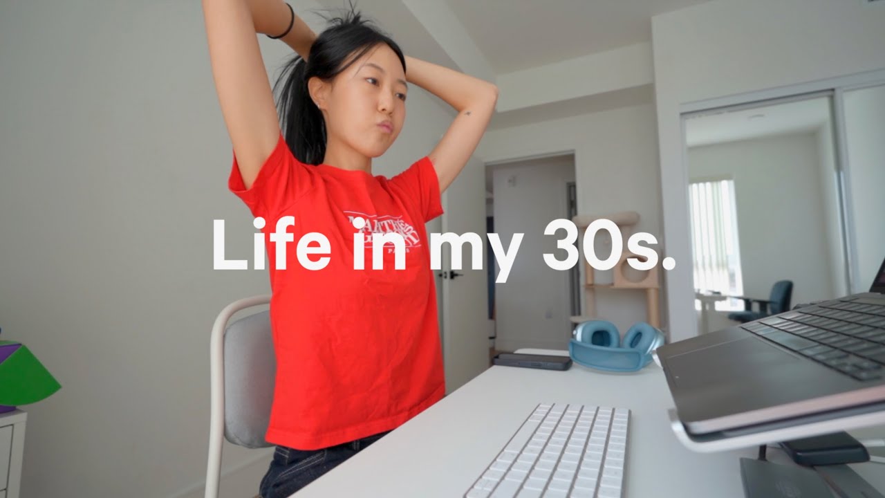 YouTube post by @estherys for Decathlon. Caption reads: Simple days back home, rainy season in LA, holiday....