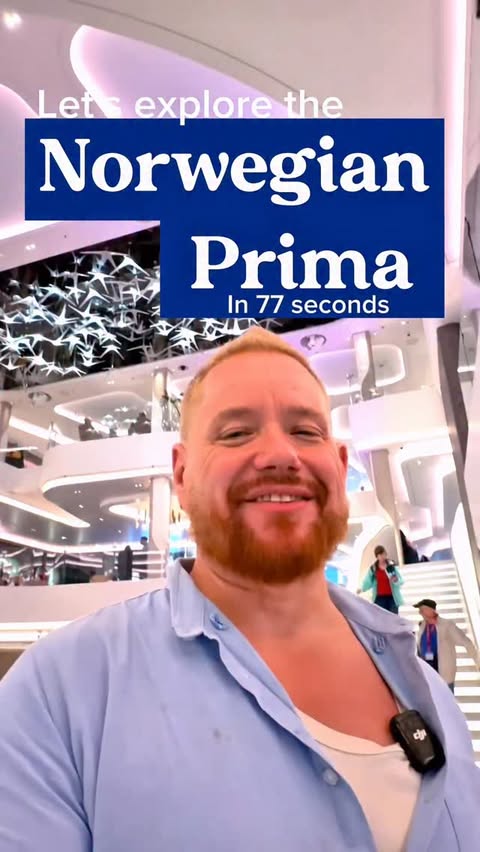 Instagram post by @scottcaneat for Norwegian Cruise Line. Caption reads: [AD] It’s no secret that I love a cruise, so when....