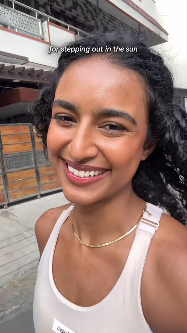 Instagram post by @rida.tharanaa for Vaseline. Caption reads: I’m out here getting my steps and my SunCoins!....