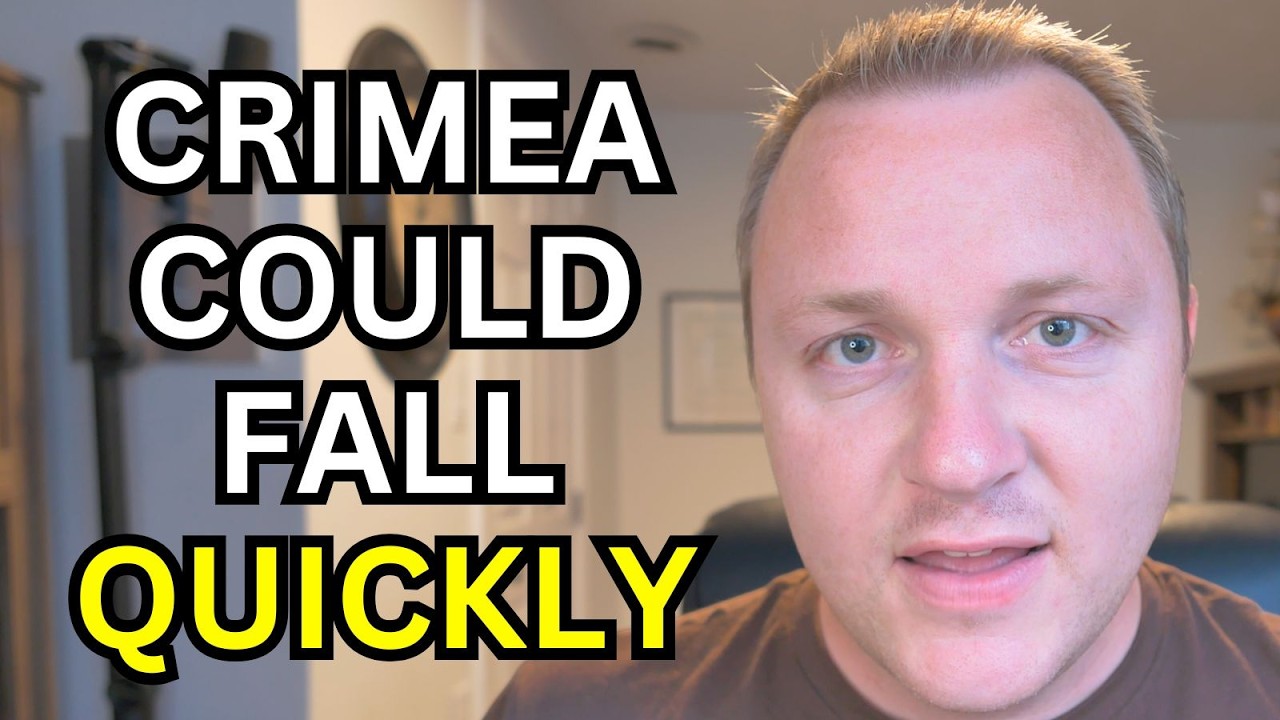 YouTube post by @PaulJWarburg for Ground Up. Caption reads: The Situation in Crimea is INSANE Right Now.