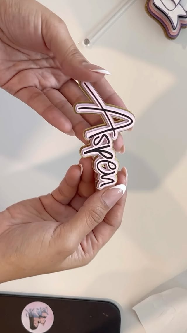 Instagram post by @morcraftsstudio for TeckWrapcraft. Caption reads: @teckwrapcraft glitter vinyl and cardstock! My....