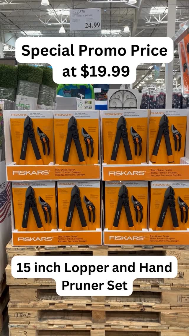 Instagram post by @costcodealsonline for Fiskars. Caption reads: 🎁 Father’s Day Gift Idea!! 🎁 
Treat Dad with....