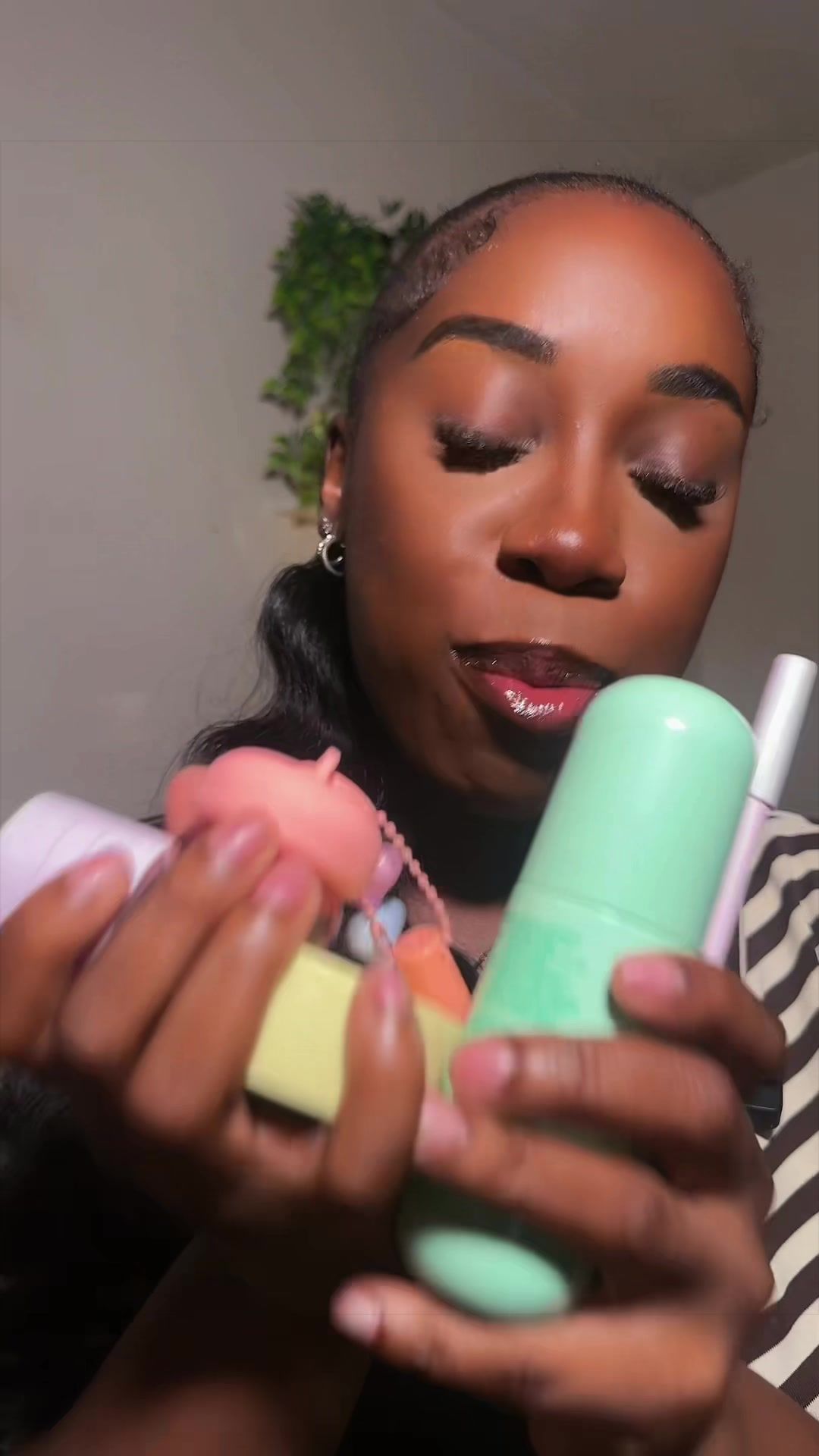 TikTok post by @kelechiceri1 for Jordana Ticia Cosmetics. Caption reads: Happy I purchased this bundle! Got the products I....
