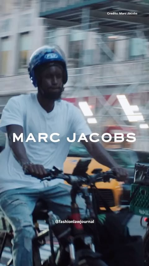 Instagram post by @fashionlawjournal for Marc Jacobs. Caption reads: #PR @marcjacobs unveils The Hunt, the second....