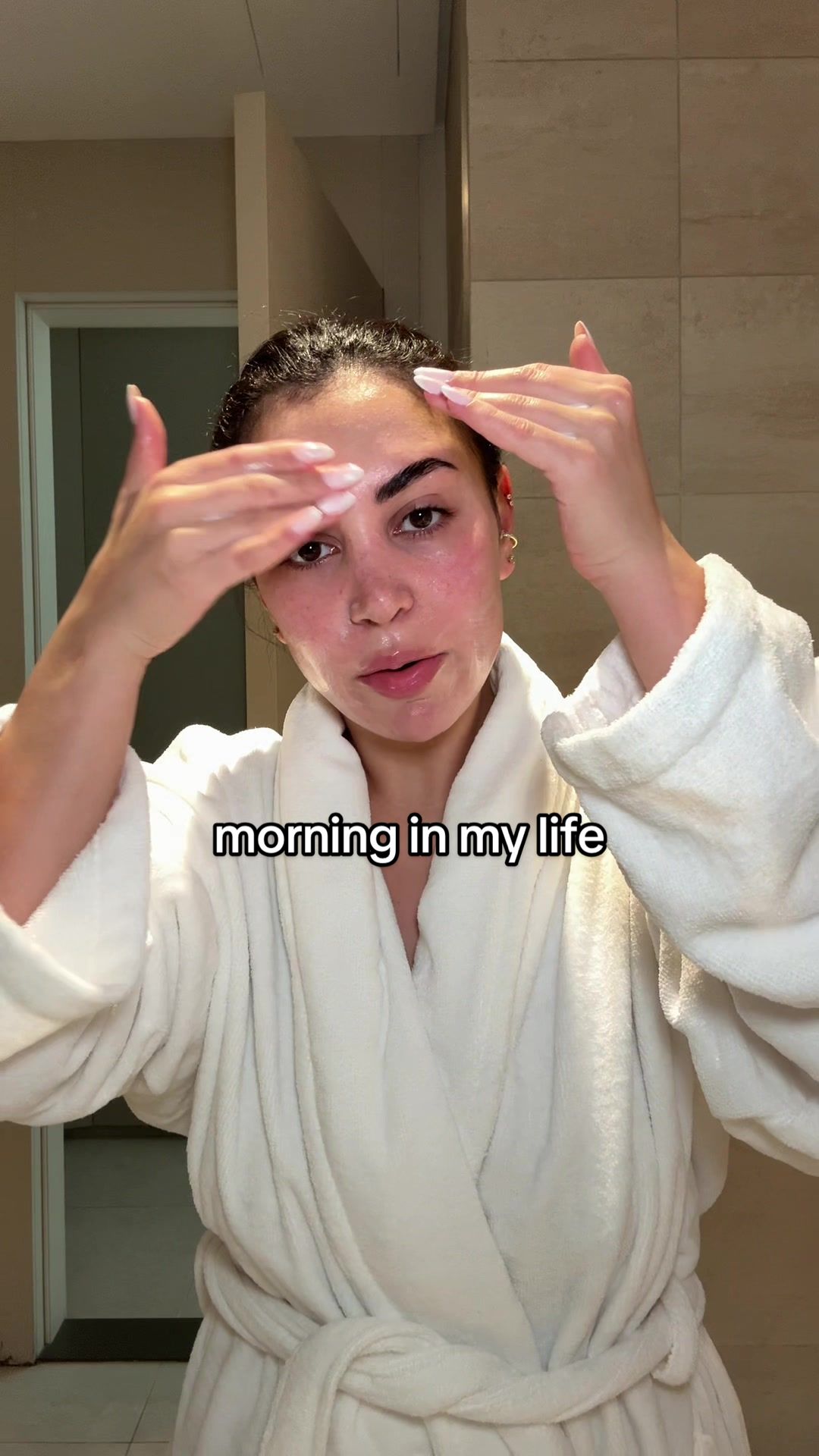 TikTok post by @christineabrahamm for Saltair. Caption reads: [...] @Summer Fridays @Colgate US @Josie Maran....