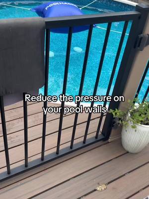 TikTok post by @jenny_bev for Poolhacker. Caption reads: [...] your cover for your above ground pool.....
