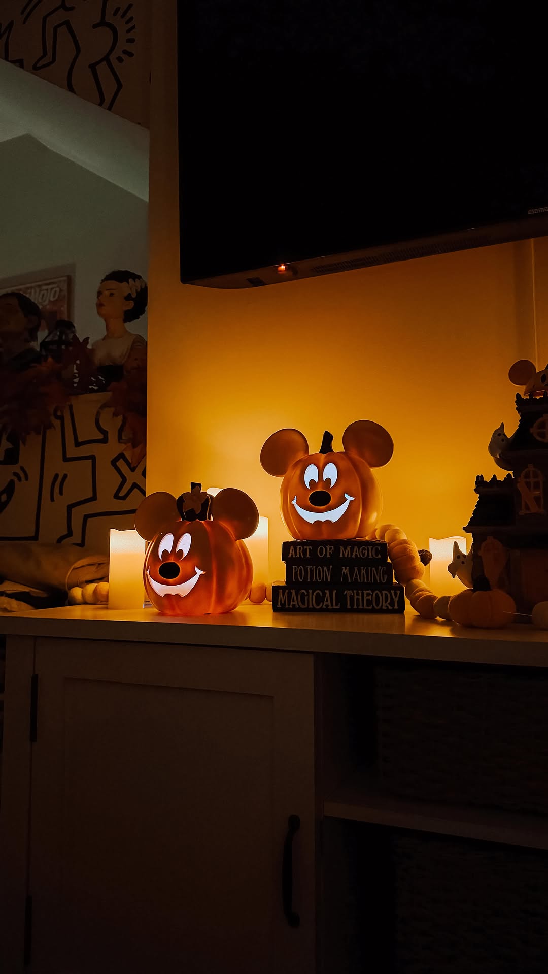 Instagram post by @blakespopnook for Disney Store. Caption reads: 11 days ‘til halloween! 🎃 continuing to open the....