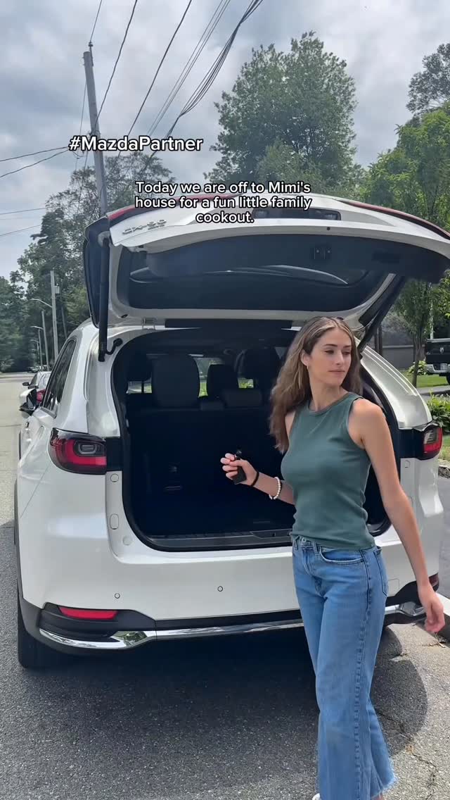 Instagram post by @cierrahneal for Mazda USA. Caption reads: The boys love nothing more than a day at Mimi’s....