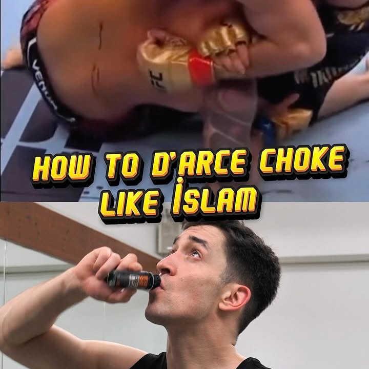 Instagram post by @hanhocamm for Supplementler.com. Caption reads: Islam is elite level grappler, he modified....