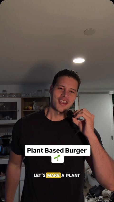 Instagram post by @connornewsum for Beyond Meat. Caption reads: @beyondmeat new 4th generation burger is an [...].