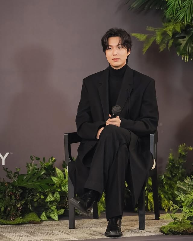 Instagram post by @leeminho_lovers_india for Marriott Hotels & Resorts. Caption reads: @actorleeminho @marriotthotels ambassador....