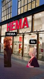 Instagram post by @dutchreview for HEMA. Caption reads: And that Nijntje tote bag knows just how to solve....