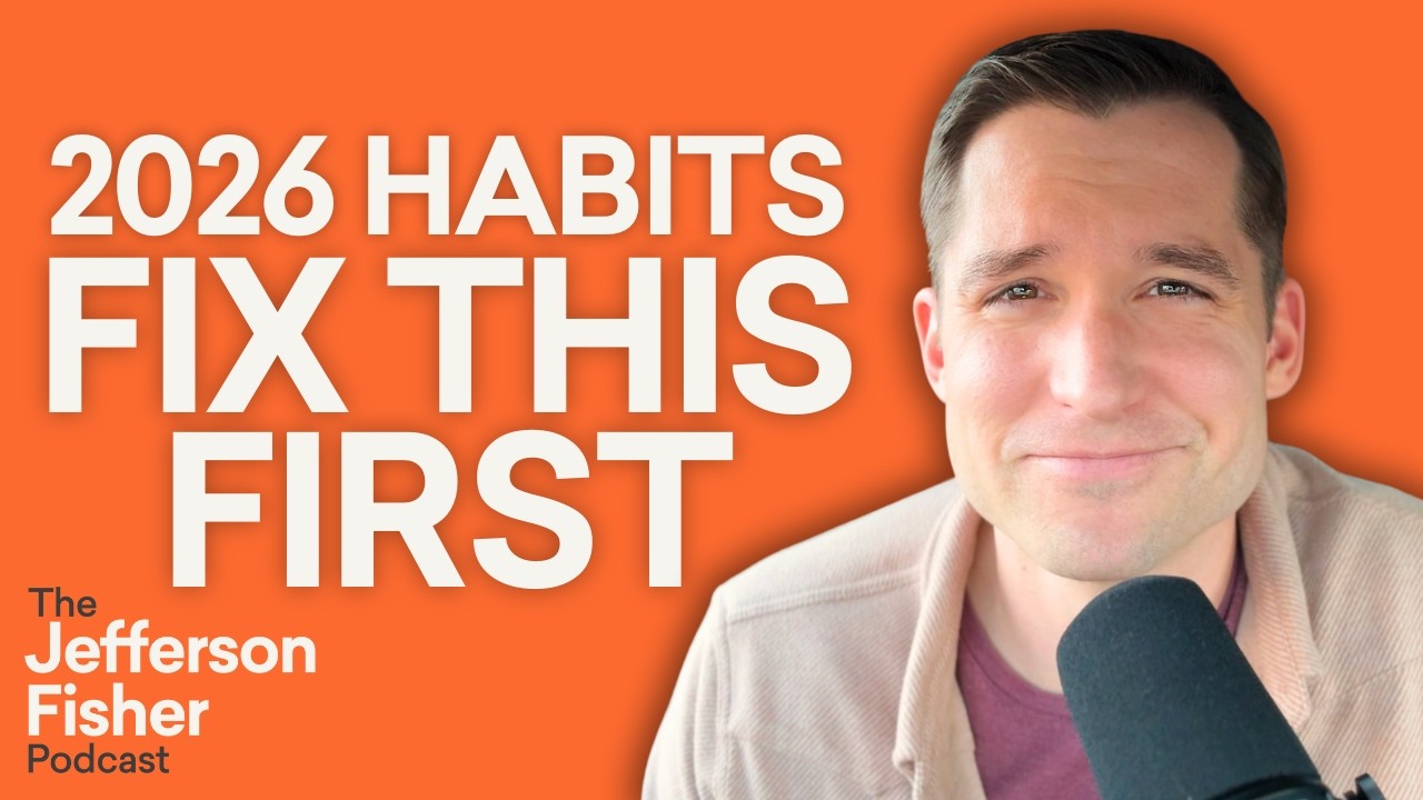 YouTube post by @jeffersonfisher for from Our Place. Caption reads: 3 Communication Habits to Change This Year.