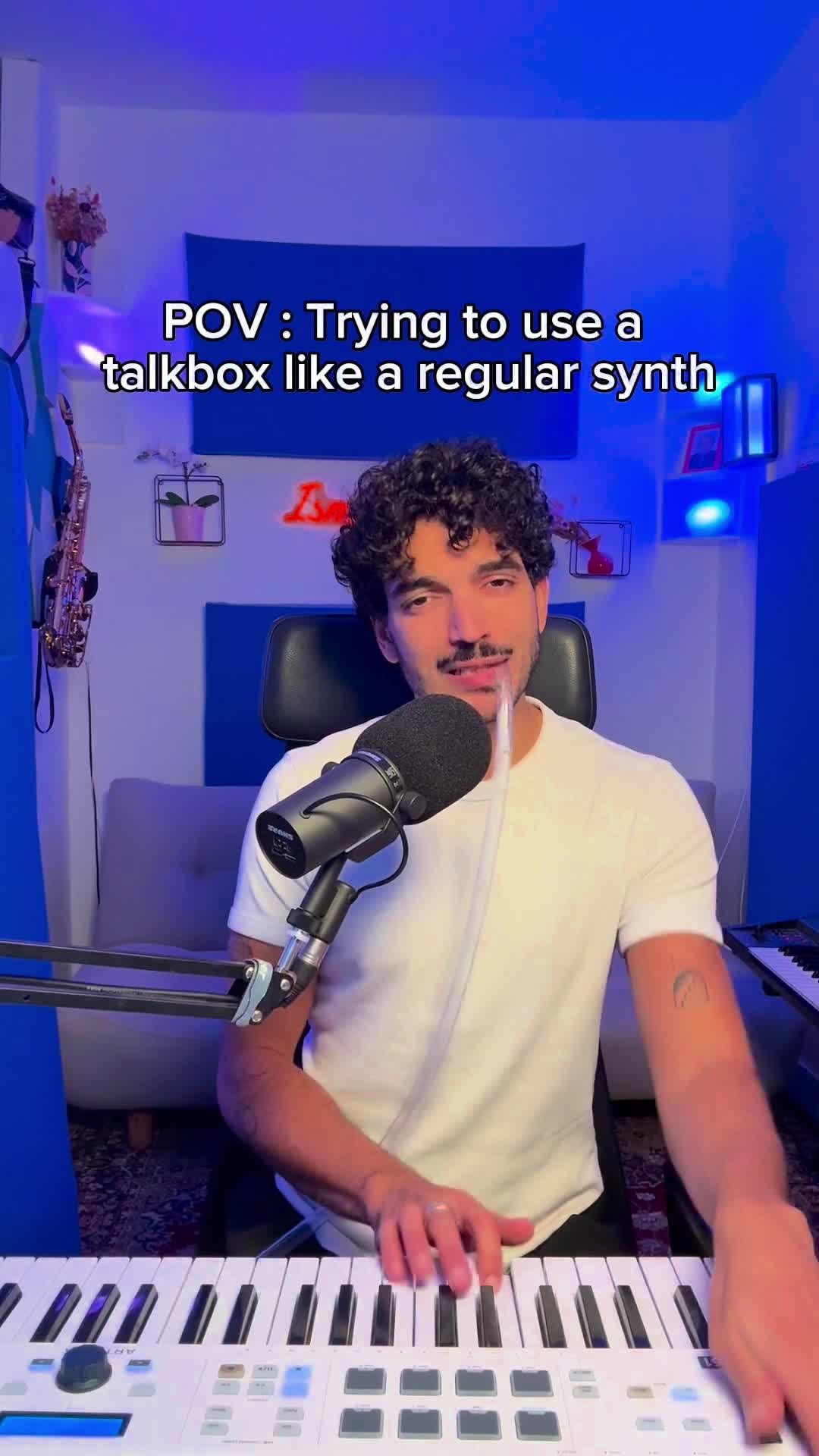 Instagram post by @ismatricule for Thomann. Caption reads: Today, @ismatricule uses the talkbox but rather....