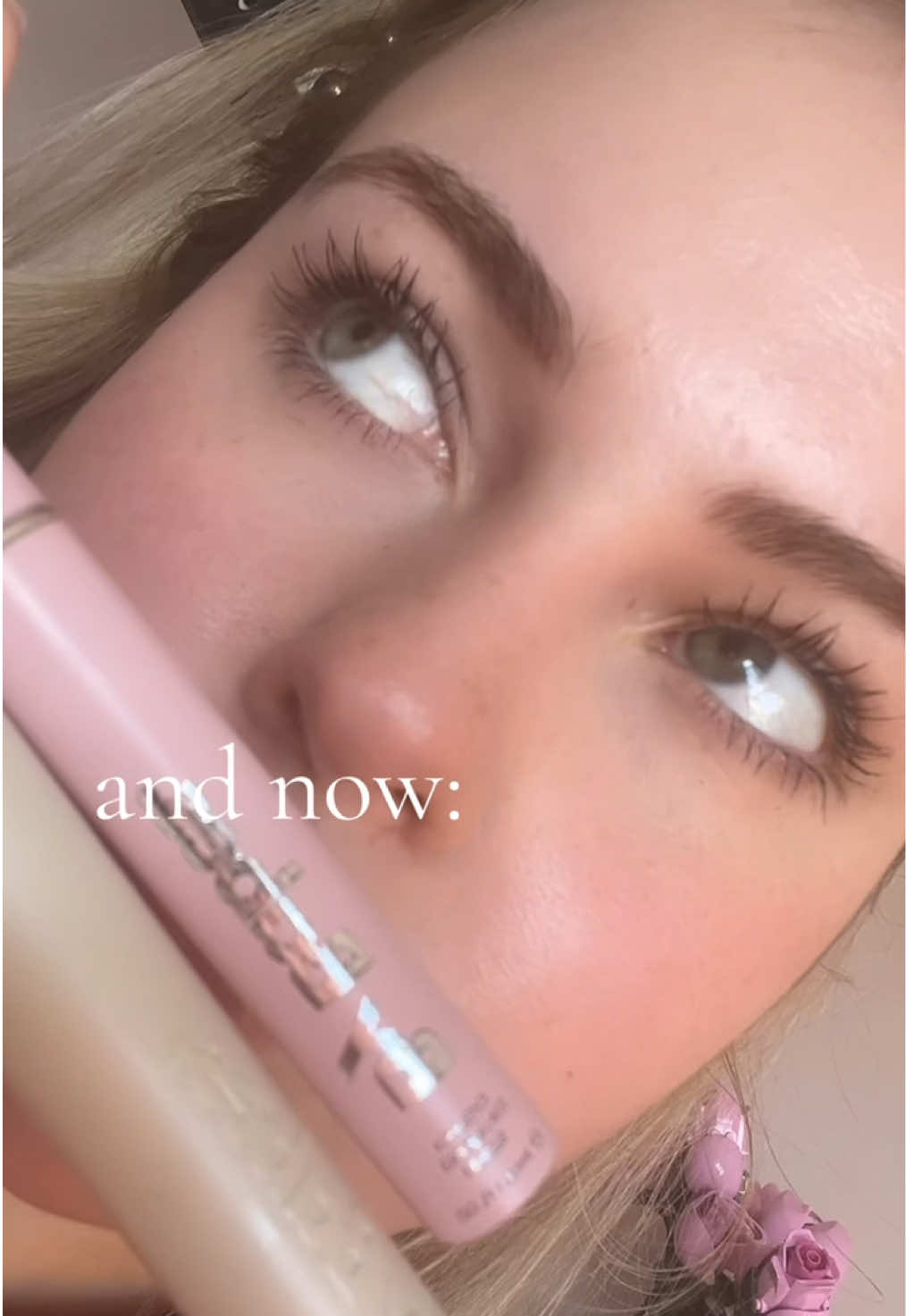 TikTok post by @zara.may10 for By Boss Babes. Caption reads: i love @By Babes #lashgrowth #backtoit #bybabes....